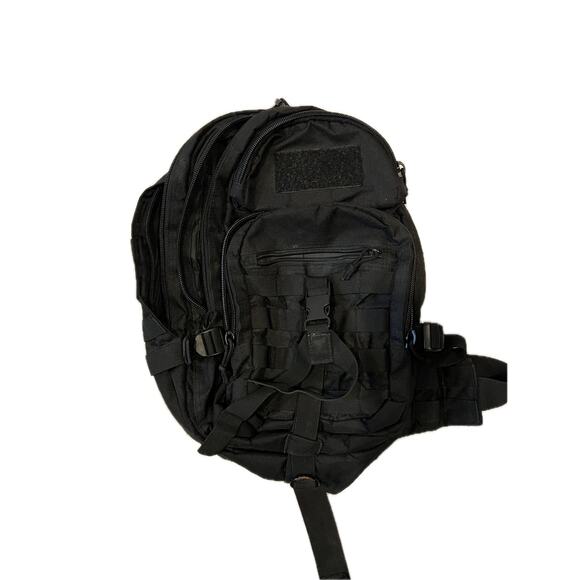Shoulder Sling Medium Military Tactical Black Backpack - Picture 1 of 6